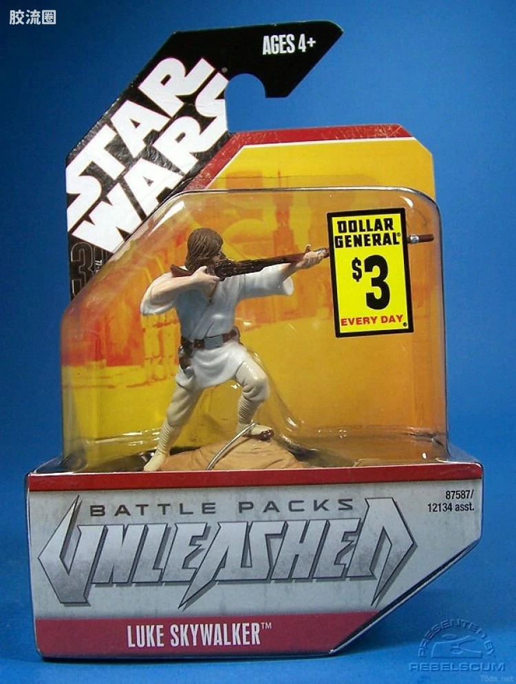 星球大战 UNLEASHED 2007版 战斗單人装 Luke Skywalker