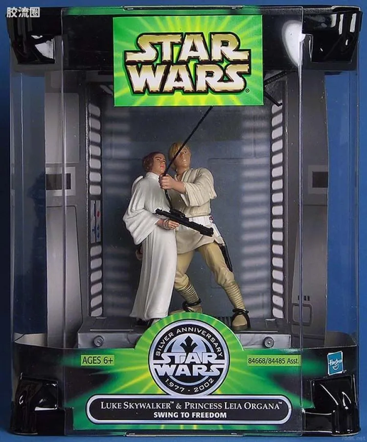 星球大战 POWER OF THE JEDI 25周年系列 Luke Skywalker & Princess Leia: Swing to Freedom