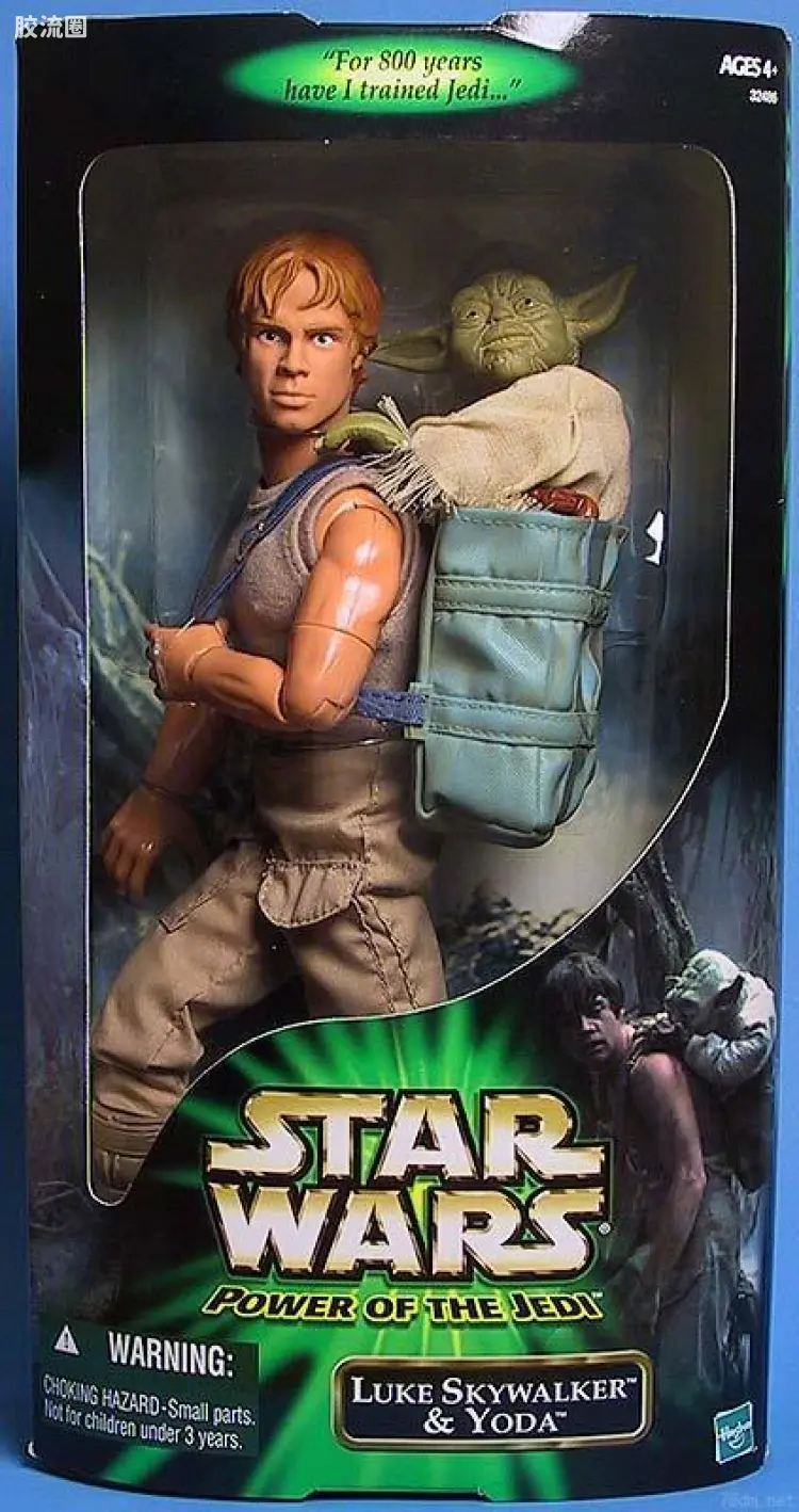 Luke Skywalker and Yoda