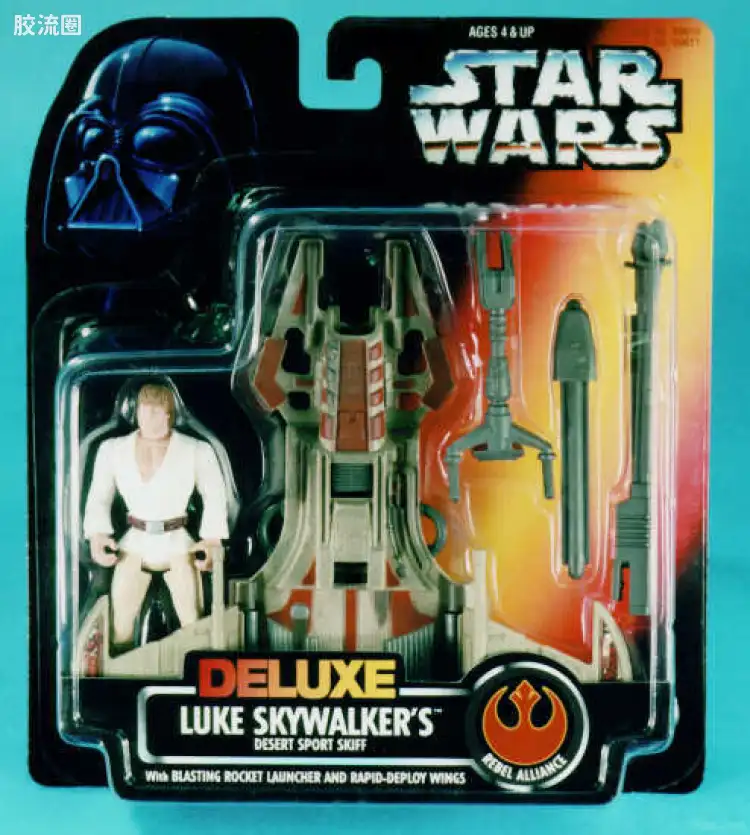 星球大战 THE POWER OF THE FORCE 加强版系列 Luke Skywalker w/ Desert Sport Skiff