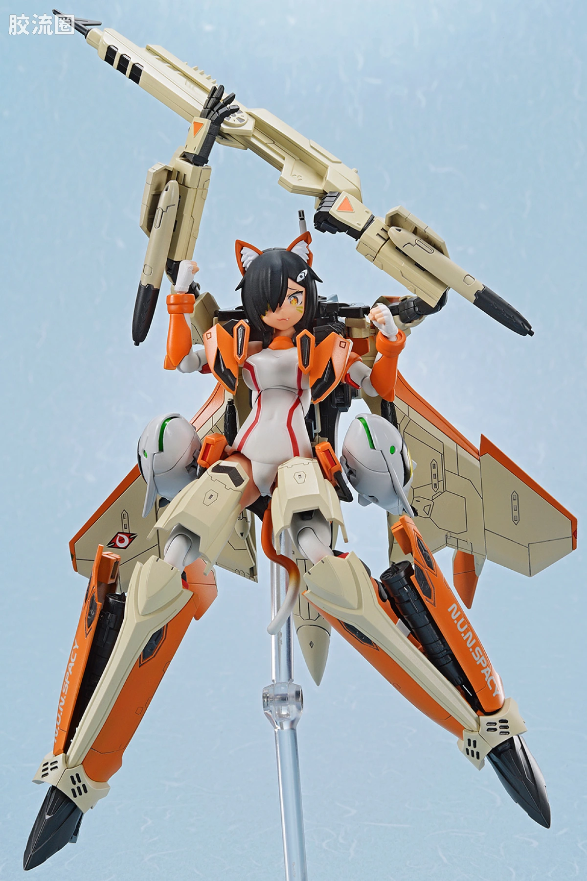 青岛社动漫题材拼装模型 ACKF V.F.G系列 VF-31D 诗寇蒂SP - 图片