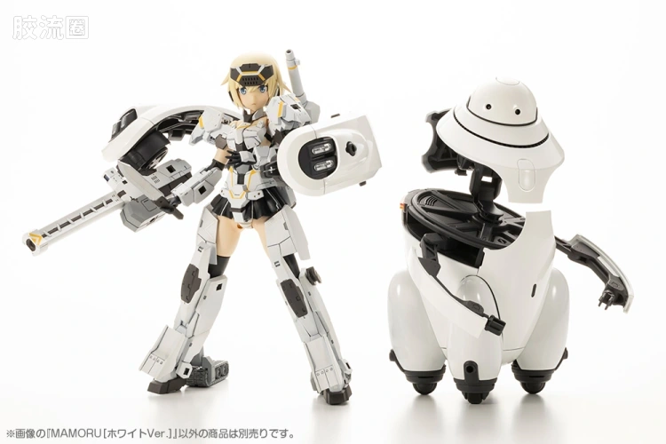 寿屋综合拼装模型系列 MARUTTOYS MAMORU[白色Ver.] - 图片