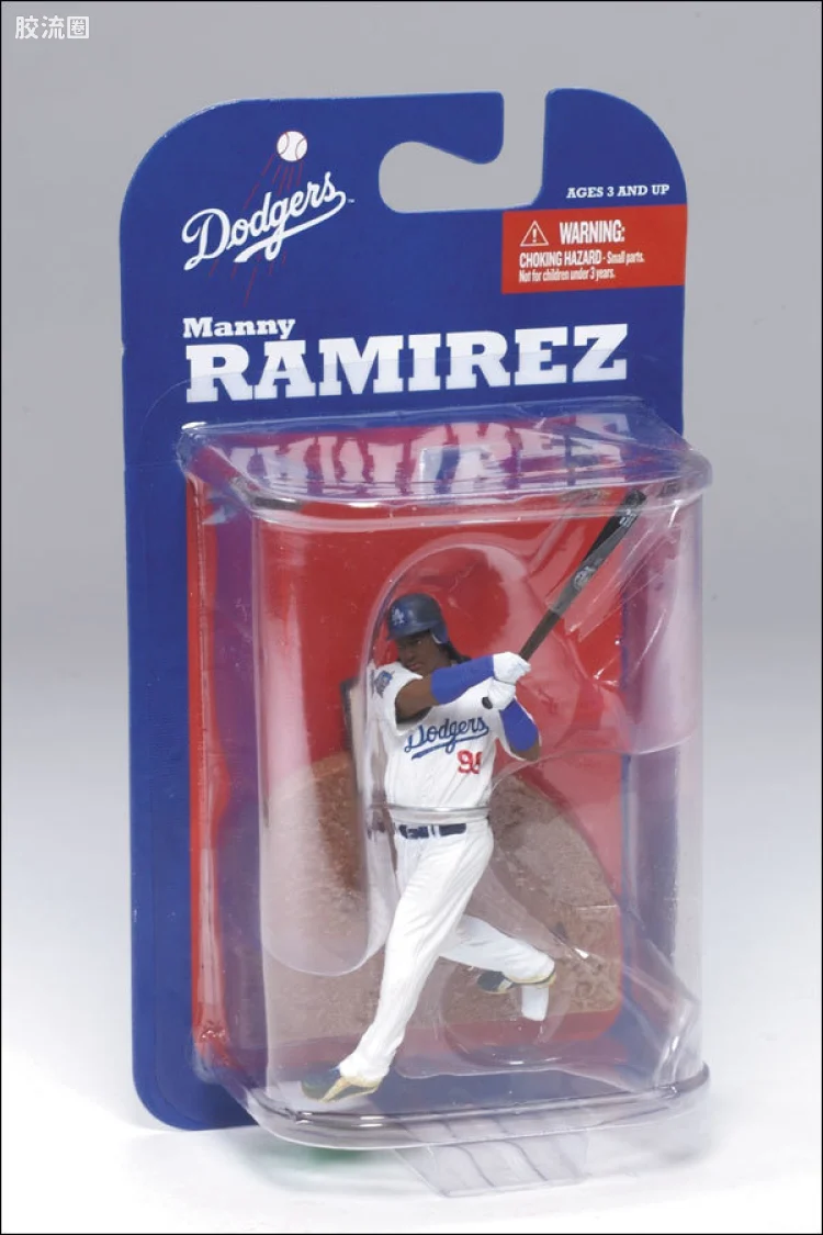 麦克法兰MLB棒球系列玩具 3寸系列第7代 MANNY RAMIREZ