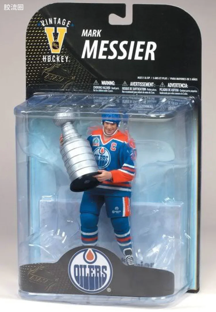麦克法兰NHL冰球系列玩具 传奇系列第7代 MARK MESSIER 3 (EDMONTON OILERS)