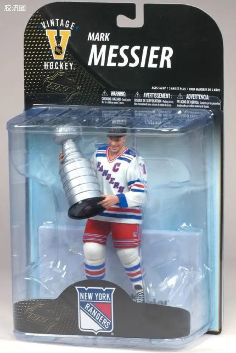 麦克法兰NHL冰球系列玩具 传奇系列第7代 MARK MESSIER 3 (NEW YORK RANGERS)