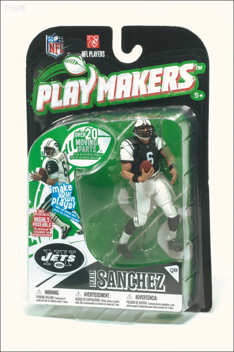 麦克法兰NFL美式足球系列玩具 PLAYMAKERS第1代 MARK SANCHEZ