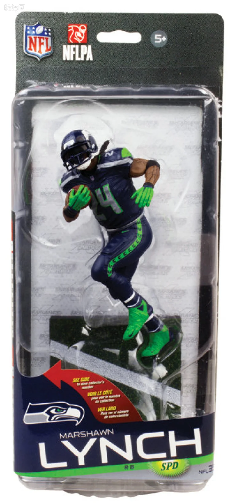 麦克法兰NFL美式足球系列玩具 第35代 MARSHAWN LYNCH EXCLUSIVE