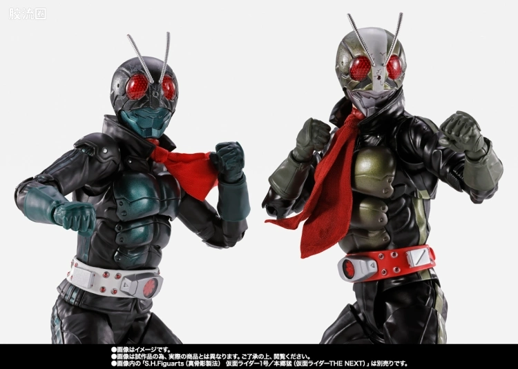 SHF 真骨雕假面骑士系列 假面骑士2号/一文字隼人 (假面骑士THE NEXT) - 图片