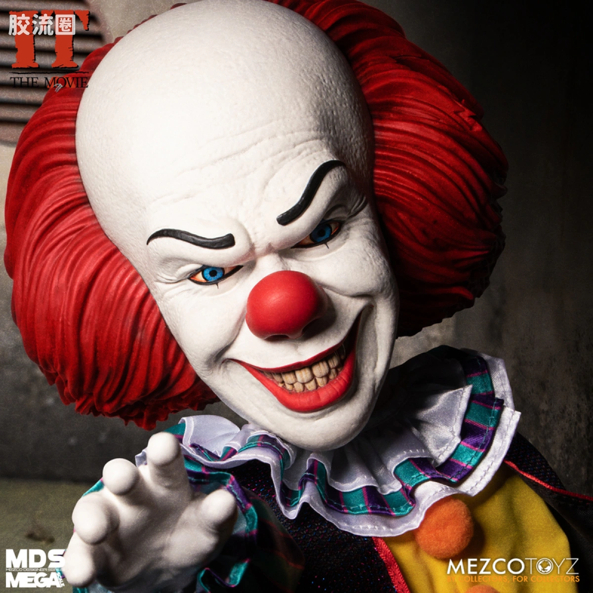 Mezco 大尺寸系列 巨大系列 90年电影 小丑回魂 佩尼怀斯 - 图片