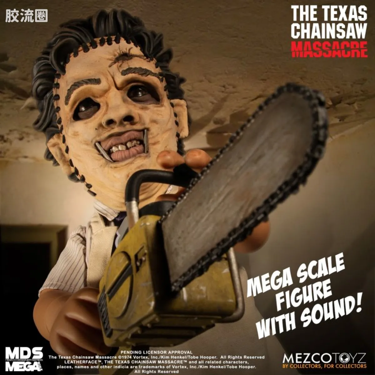 Mezco 大尺寸系列 巨大系列 电影 德州电锯杀人狂 皮脸 - 图片
