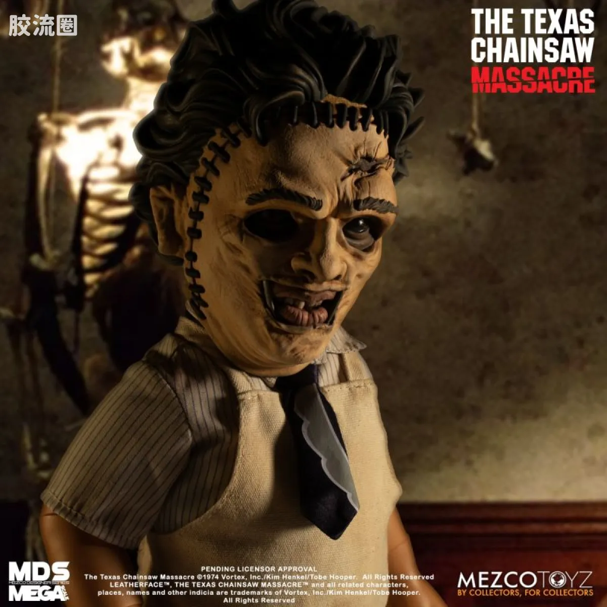 Mezco 大尺寸系列 巨大系列 电影 德州电锯杀人狂 皮脸 - 图片