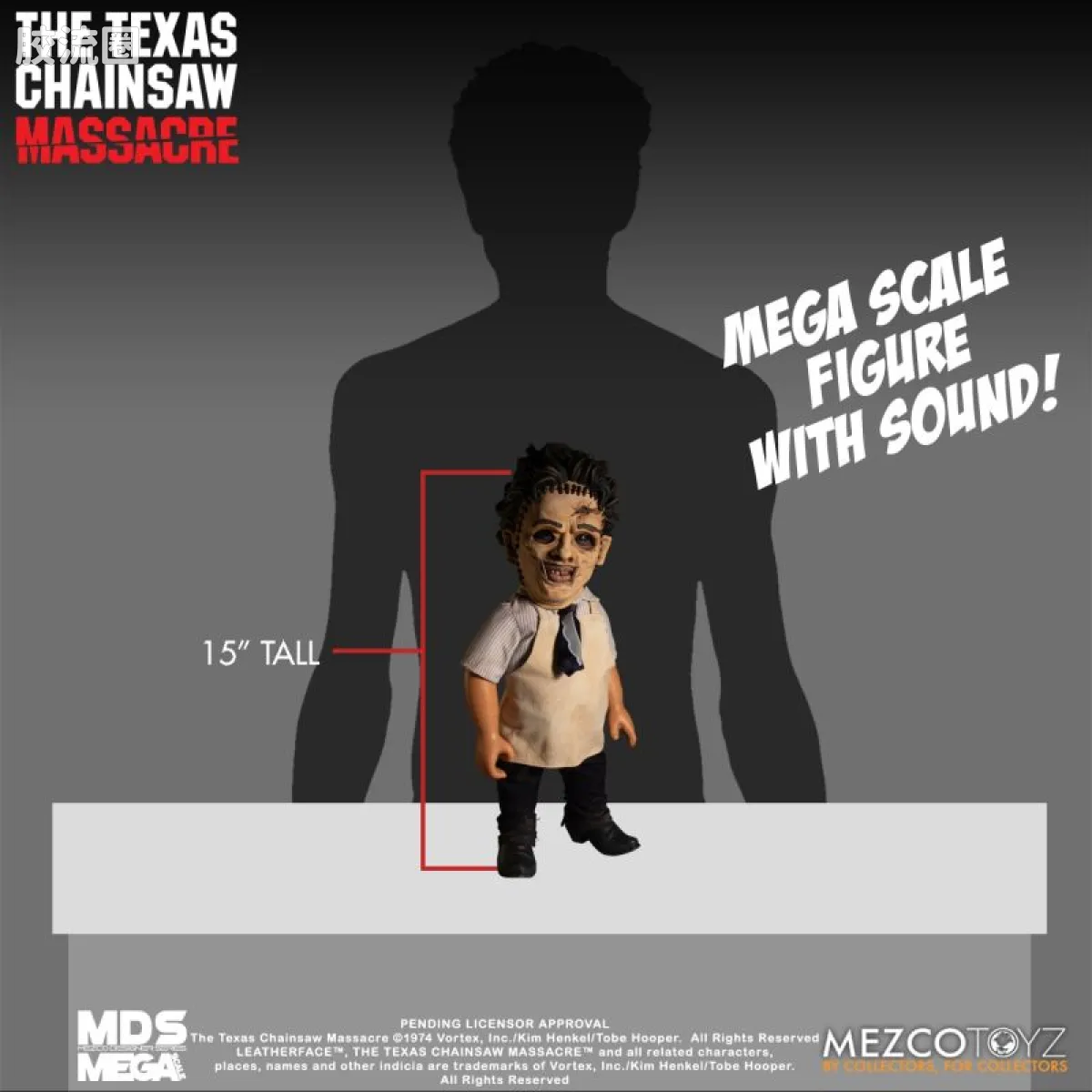 Mezco 大尺寸系列 巨大系列 电影 德州电锯杀人狂 皮脸 - 图片
