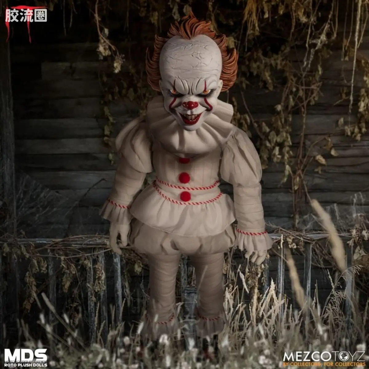 Mezco 娃娃系列 Roto Plush/毛绒玩偶系列 小丑回魂 潘尼怀斯 - 图片