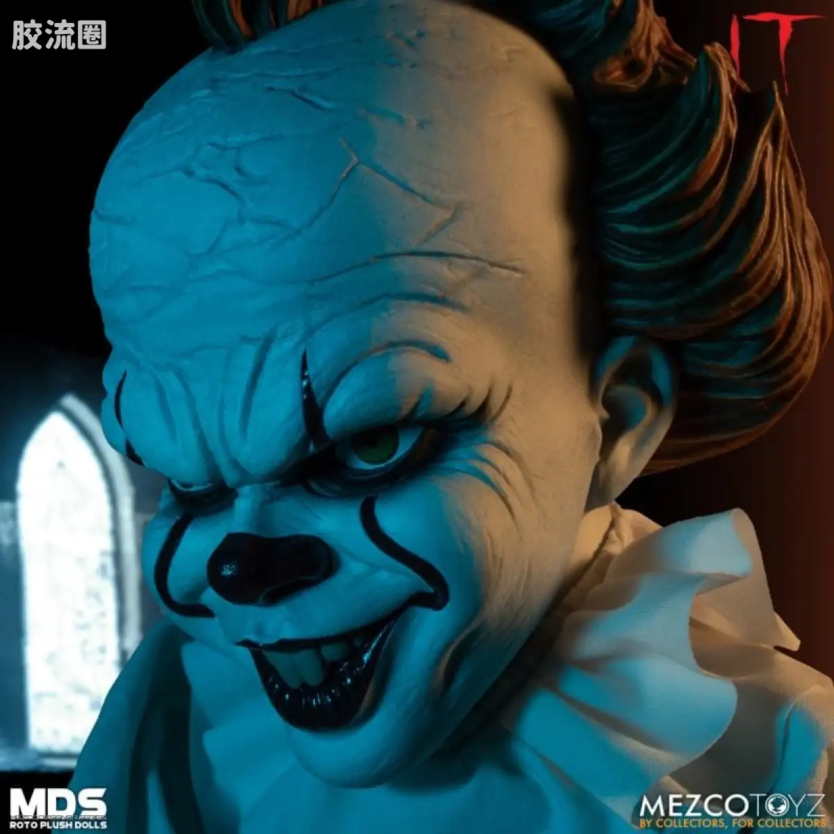 Mezco 娃娃系列 Roto Plush/毛绒玩偶系列 小丑回魂 潘尼怀斯 - 图片