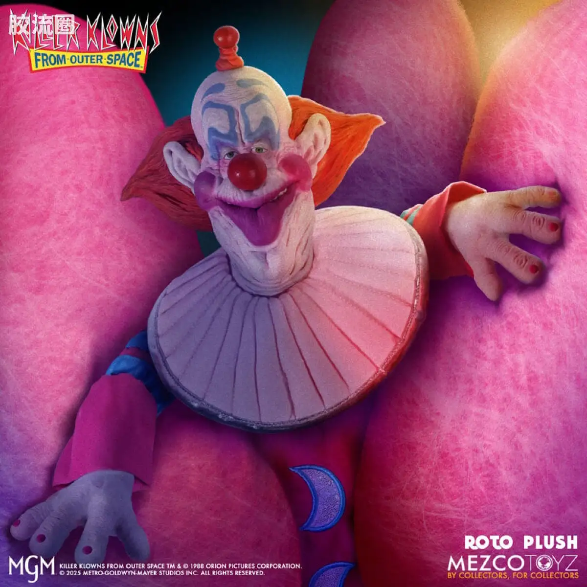 Mezco 娃娃系列 Roto Plush/毛绒玩偶系列 外太空杀人小丑 斯利姆 - 图片