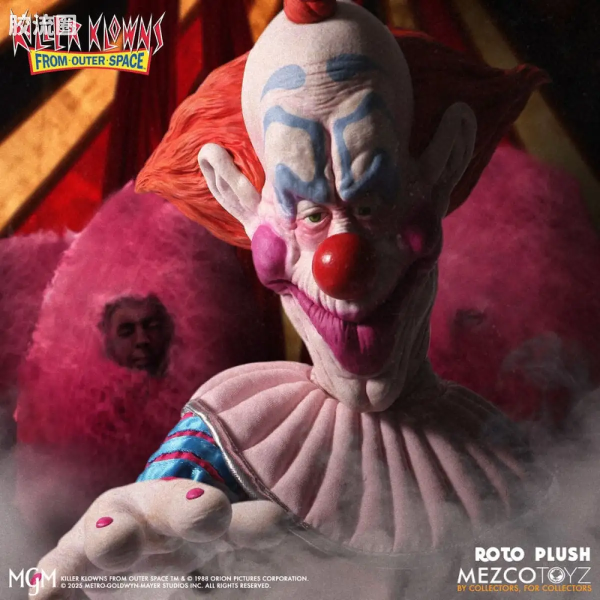 Mezco 娃娃系列 Roto Plush/毛绒玩偶系列 外太空杀人小丑 斯利姆 - 图片
