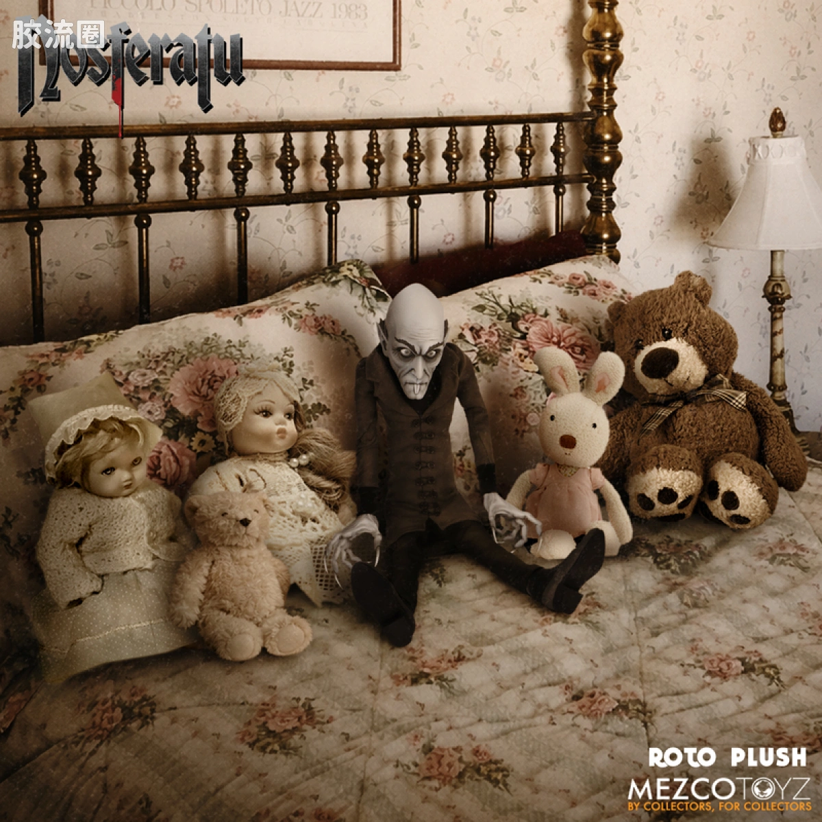 Mezco 娃娃系列 Roto Plush/毛绒玩偶系列 诺斯费拉图 (1922) - 图片