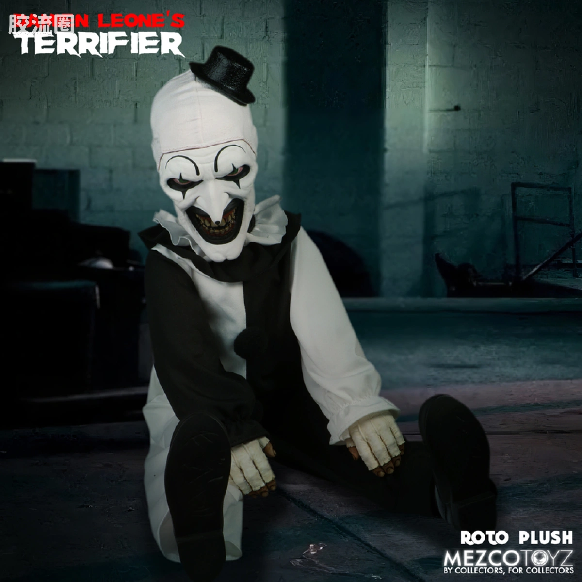 Mezco 娃娃系列 Roto Plush/毛绒玩偶系列 断魂小丑 小丑亚特 - 图片