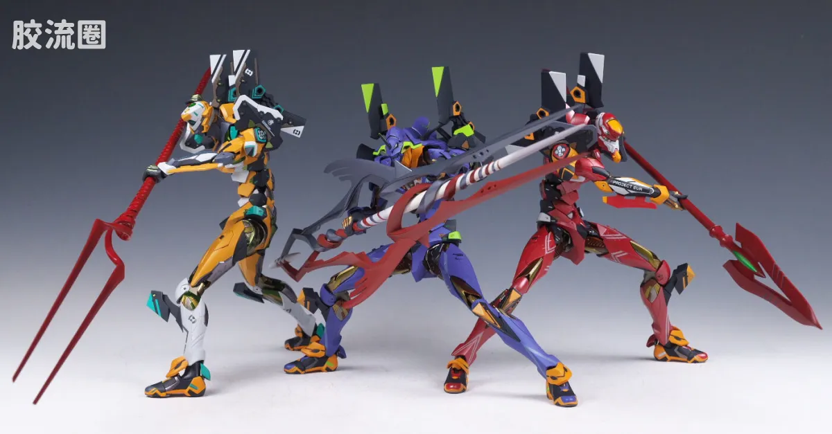 METAL BUILD 限定版 EVA3杆枪套装 30th & the spear Another color - 图片