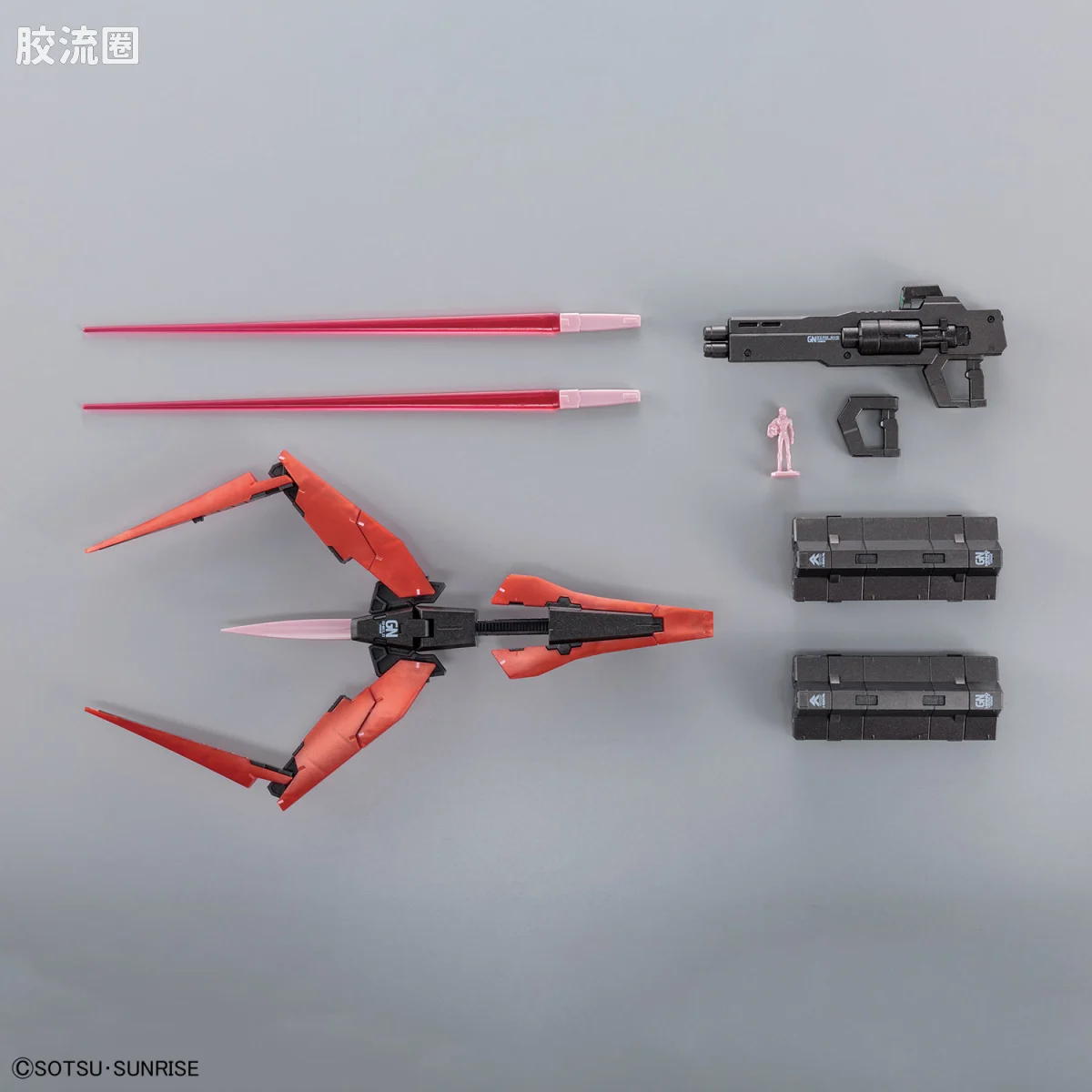 MG 其他限定版 主天使高达（Trans-Am模式）[金属光泽注塑] - 图片