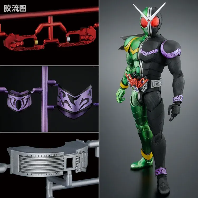 Figure-rise系列&其它万代人形拼装综合 MG FIGURE‐RISE 限定及特别版 假面骑士W(疾风王牌形态) - 图片