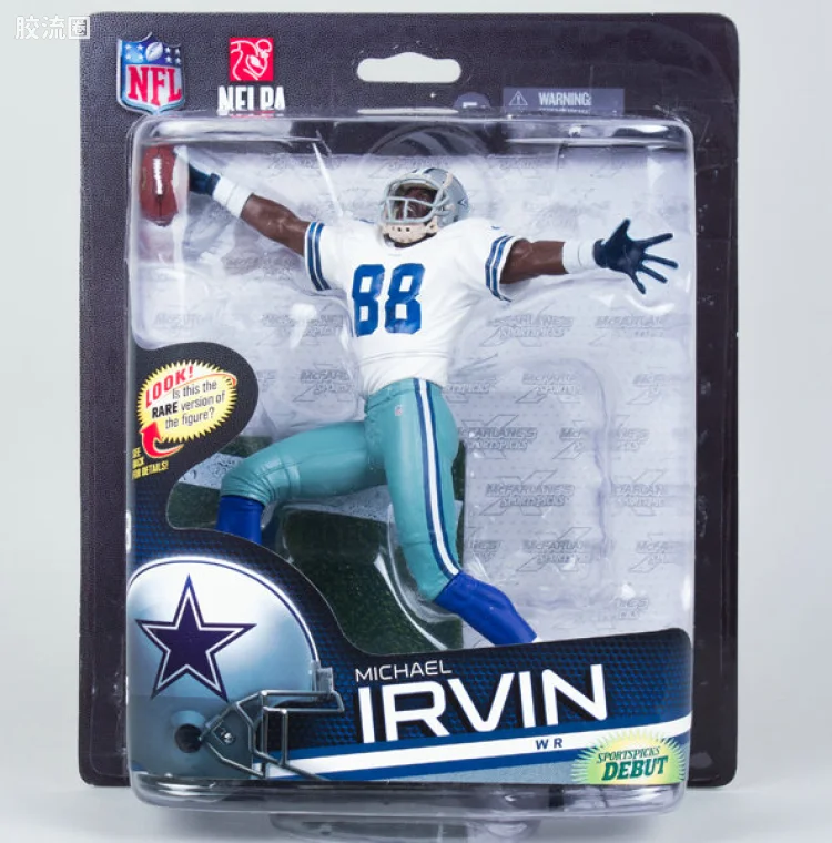 麦克法兰NFL美式足球系列玩具 第33代 MICHAEL IRVIN
