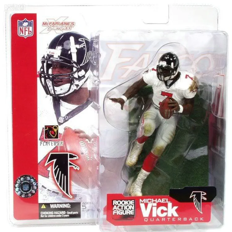 麦克法兰NFL美式足球系列玩具 第4代 MICHAEL VICK