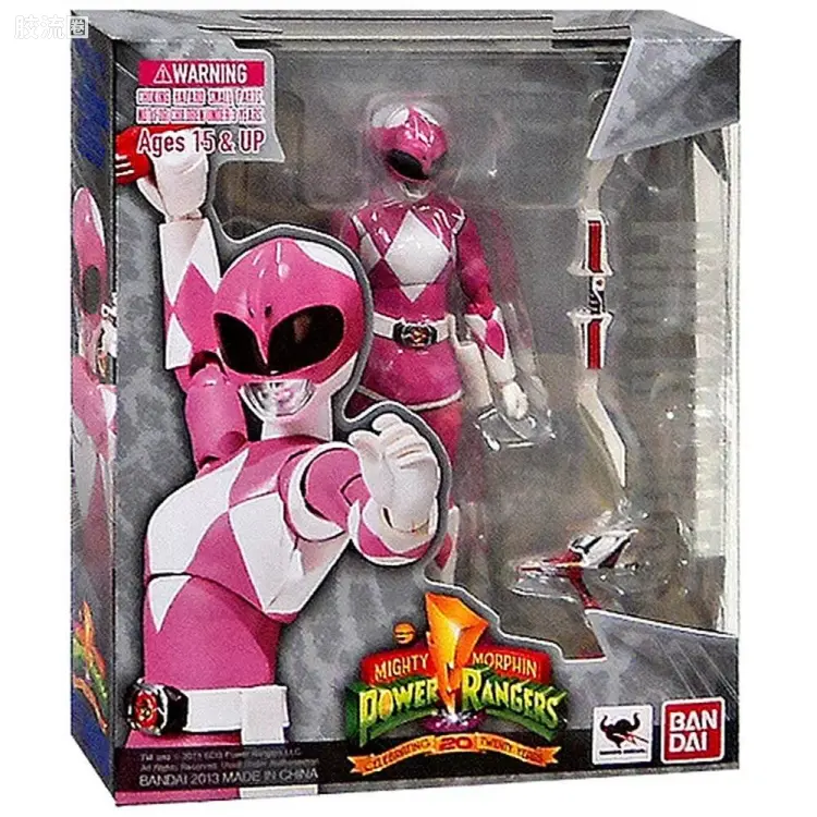 SHF 超凡战队系列 MMPR 粉衣