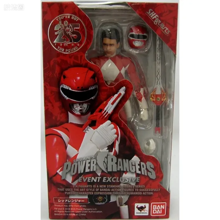 SHF 超凡战队系列 MMPR 红衣 场会限定