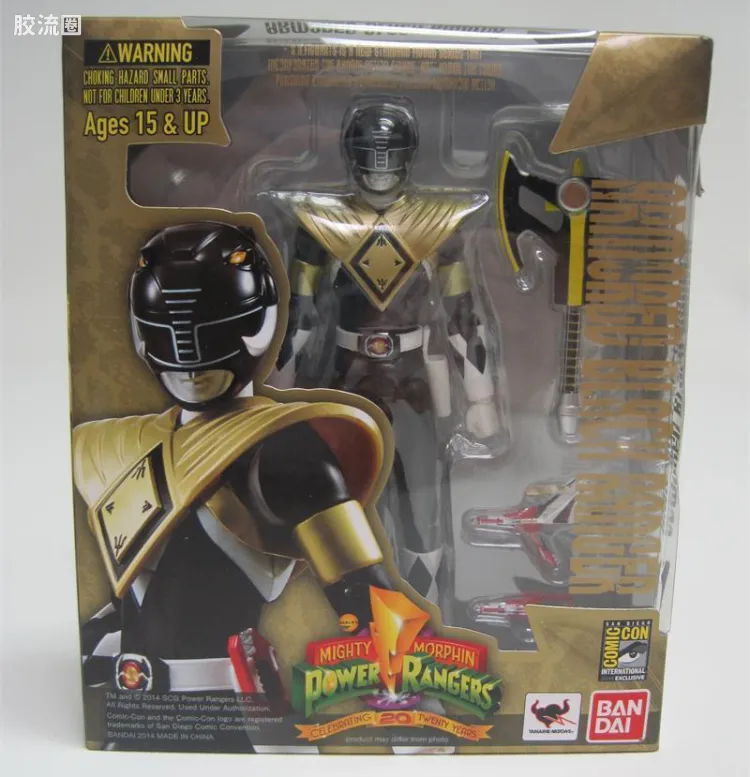 SHF 超凡战队系列 MMPR 装甲黑衣