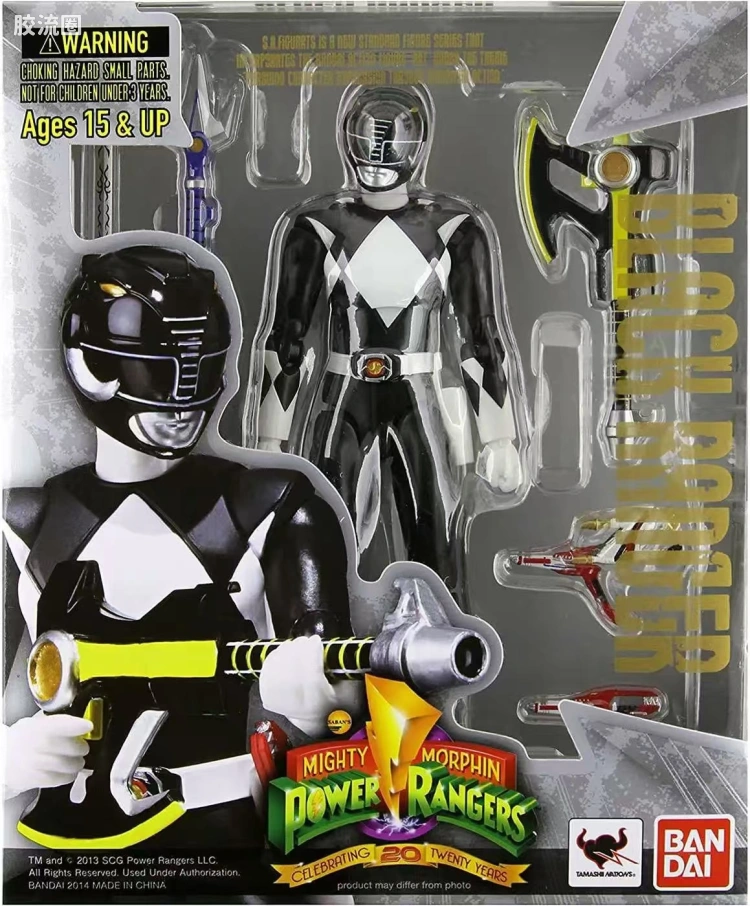 SHF 超凡战队系列 MMPR 黑衣
