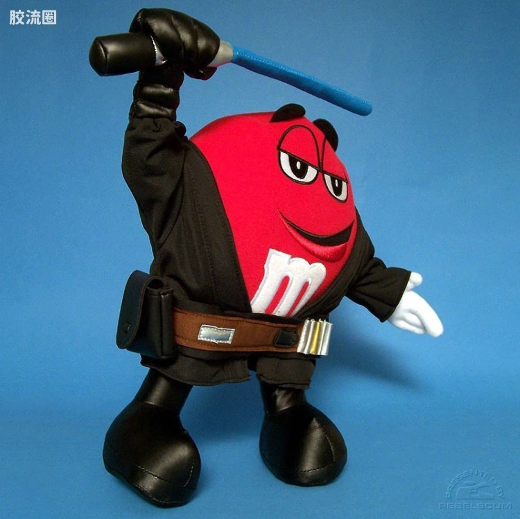 星球大战 CHOCOLATE MPIRE Giant限定毛绒公仔 M&M's 红M豆 阿纳金