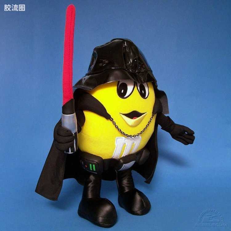 星球大战 CHOCOLATE MPIRE Giant限定毛绒公仔 M&M's 黄M豆 达斯维达