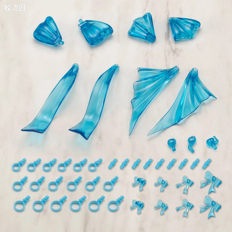 MO004 可爱蝴蝶结组件 天蓝色Ver.