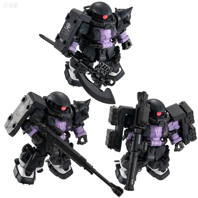 MOBILITY JOINT GUNDAM 限定版 黑色三连星 高机动型扎古II 3机套装 - 图片