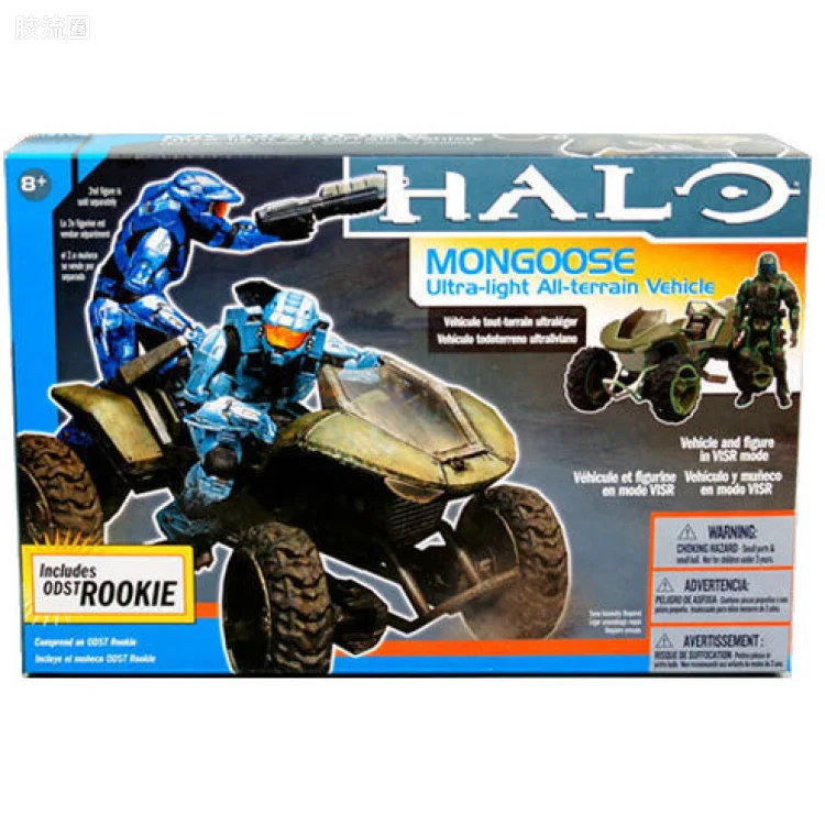 麦克法兰游戏与动画系列 特别版 MONGOOSE WITH ODST ROOKIE IN VISR MODE