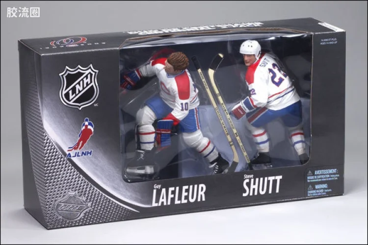 麦克法兰NHL冰球系列玩具 特别版 MONTREAL CANADIENS CENTENNIAL 2-PACK: GUY LAFLEUR & STEVE SHUTT
