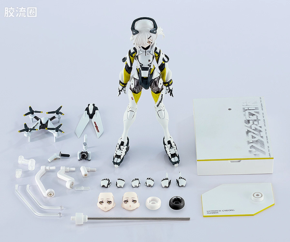 Max Factory 手办系列 少女发动机 MOTORED CYBORG RUNNER SSX_155ar "KINETIC ASH" - 图片