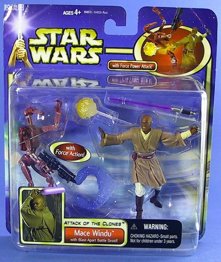Mace Windu with Blast-Apart Battle Droid!1
