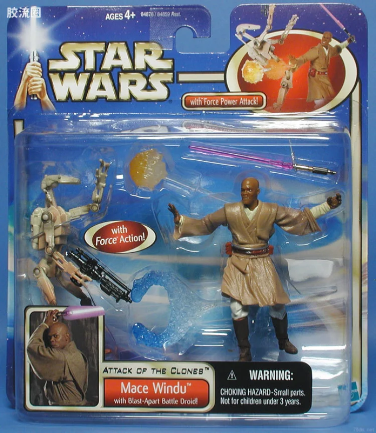 Mace Windu with Blast-Apart Battle Droid!