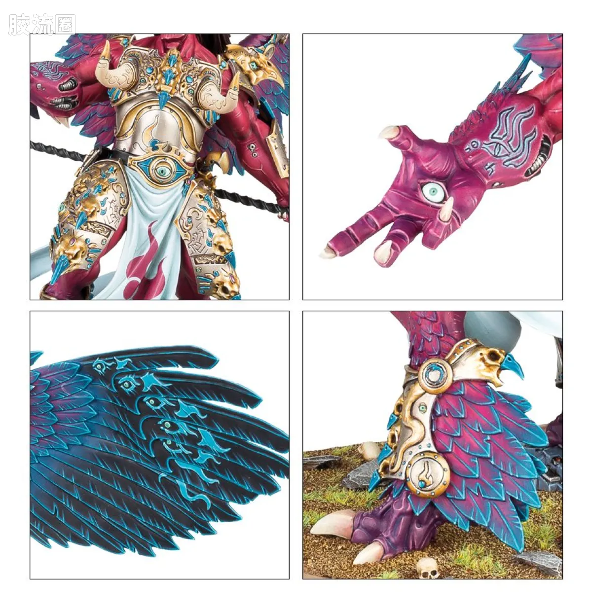 战锤40K Thousand Sons 千子 7版 千子 奸奇恶魔原体 红魔马格努斯 - 图片
