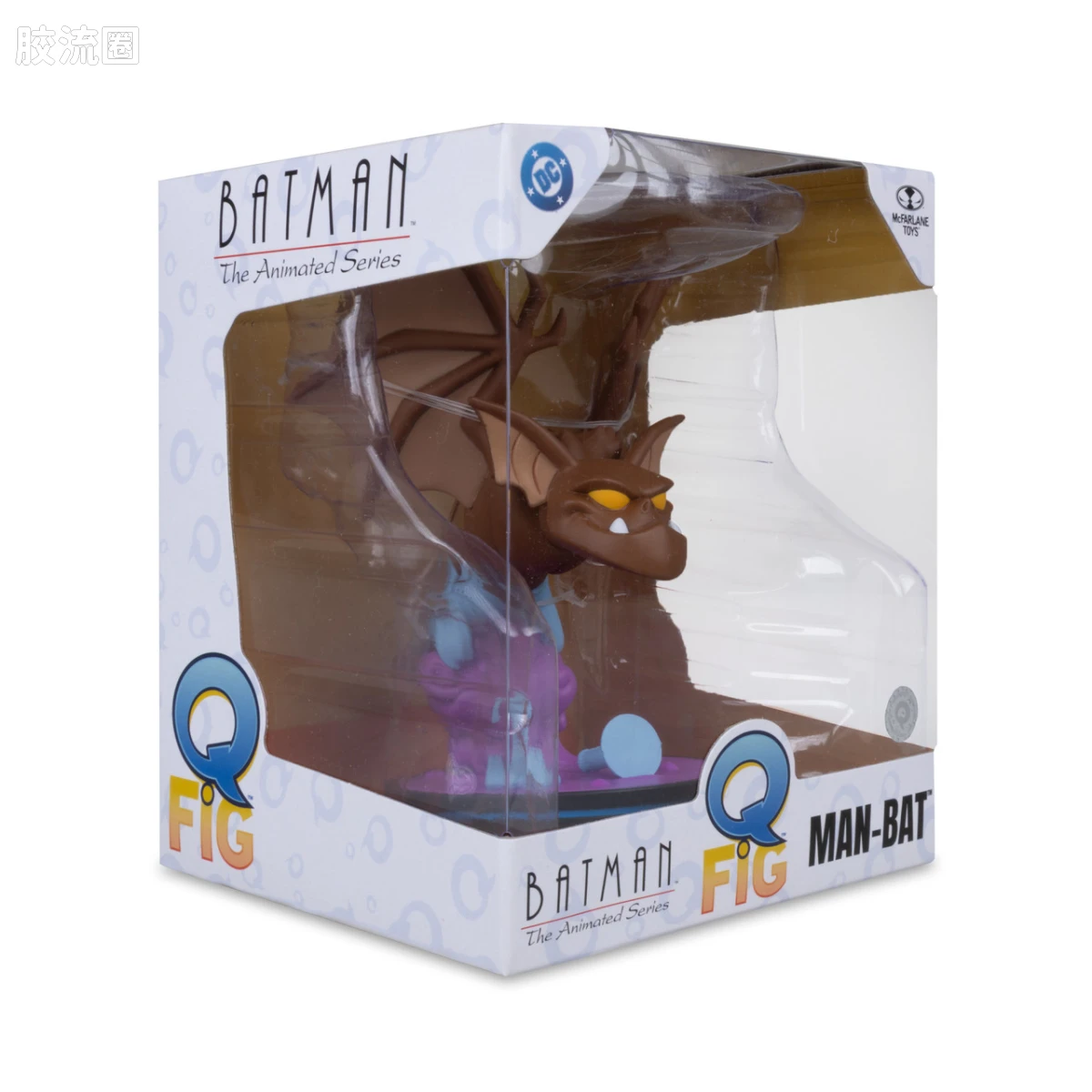 麦克法兰 DC多元宇宙/DC Direct 可动人偶系列 Q-Fig 人蝠 (蝙蝠侠：动画系列) - 图片