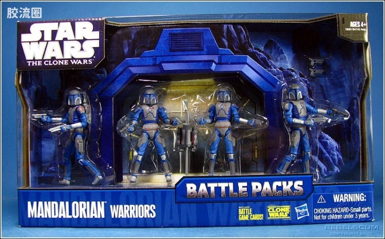 星球大战 THE CLONE WARS 套装版 Mandalorian Warriors 2010 -Shadows of the Dark Side Packaging