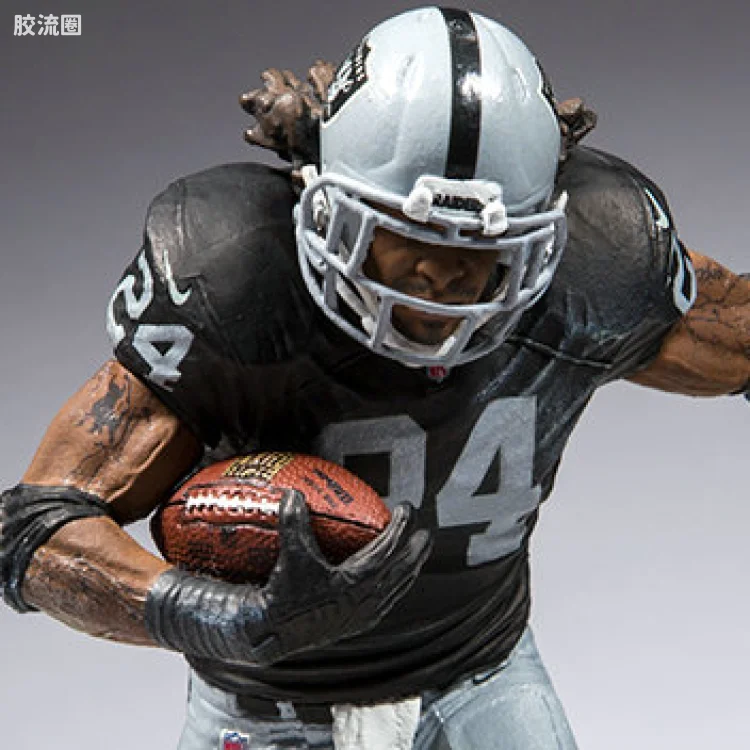 麦克法兰NFL美式足球系列玩具 Madden NFL 19 Ultimate Team Series 1 Marshawn Lynch