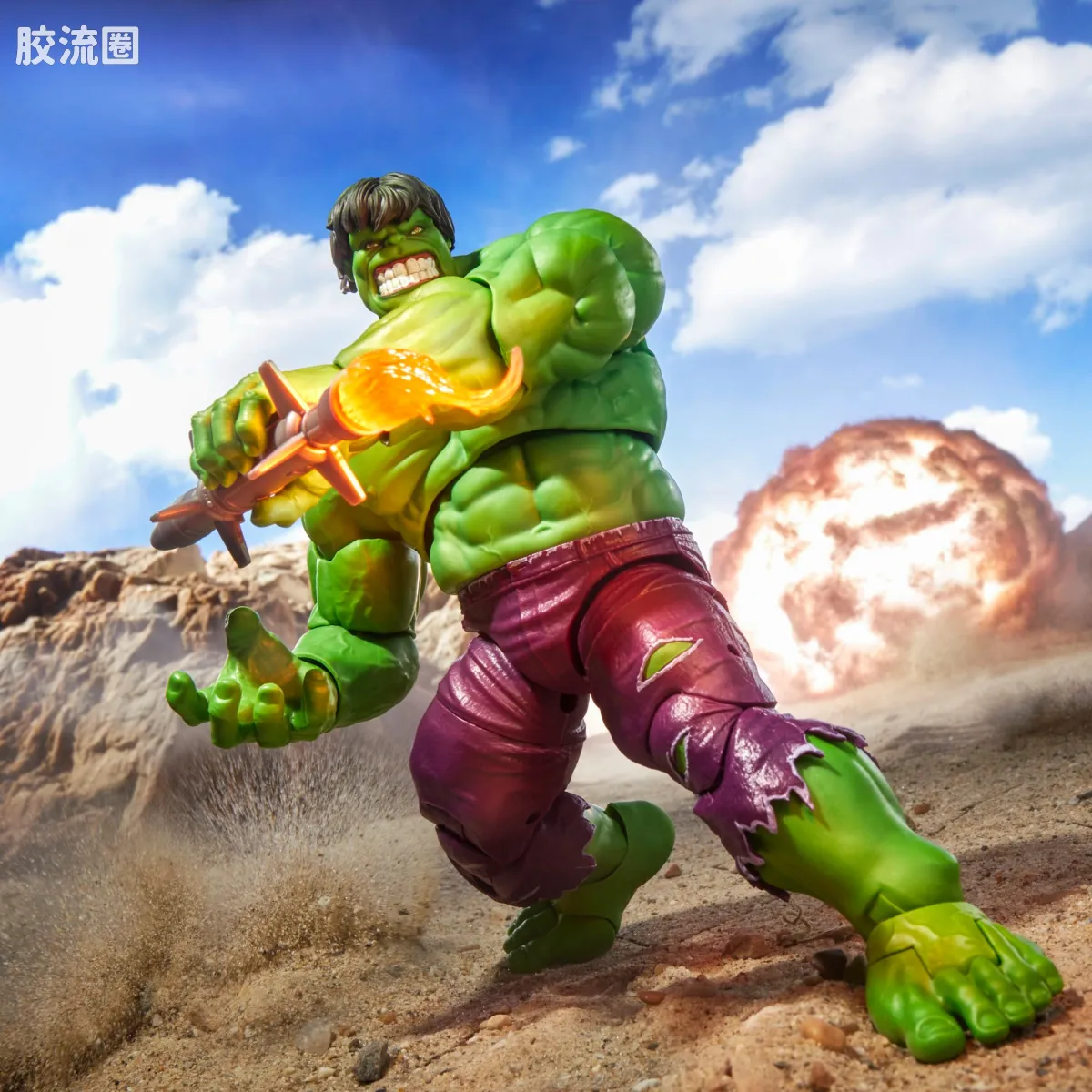 Marvel Legends/漫威传奇 可动人偶系列 Maximum单人豪华系列 绿巨人 - 图片
