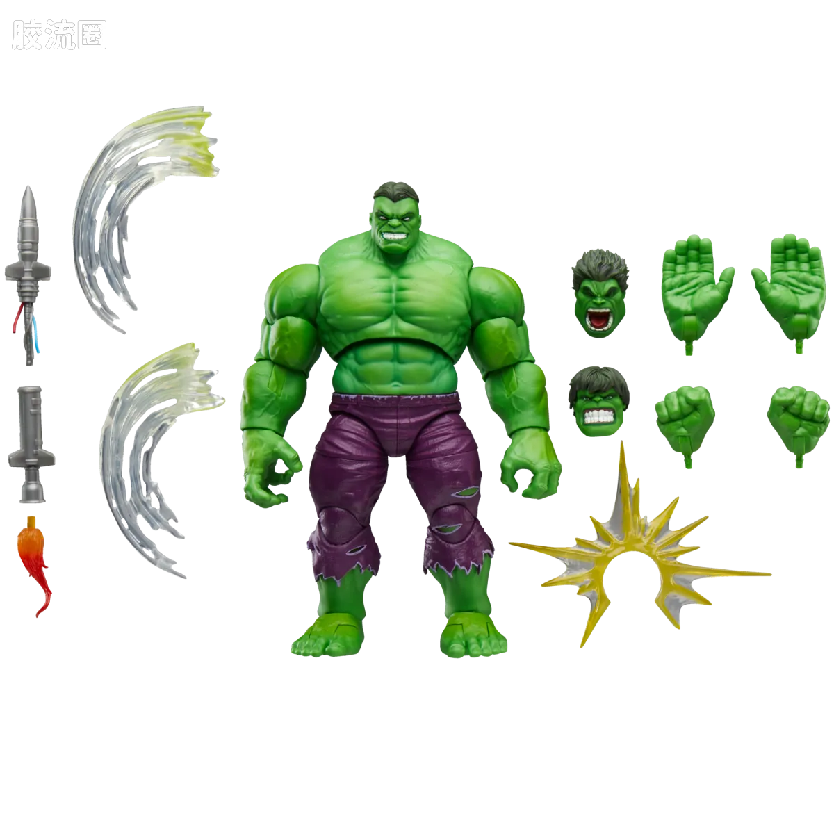 Marvel Legends/漫威传奇 可动人偶系列 Maximum单人豪华系列 绿巨人 - 图片