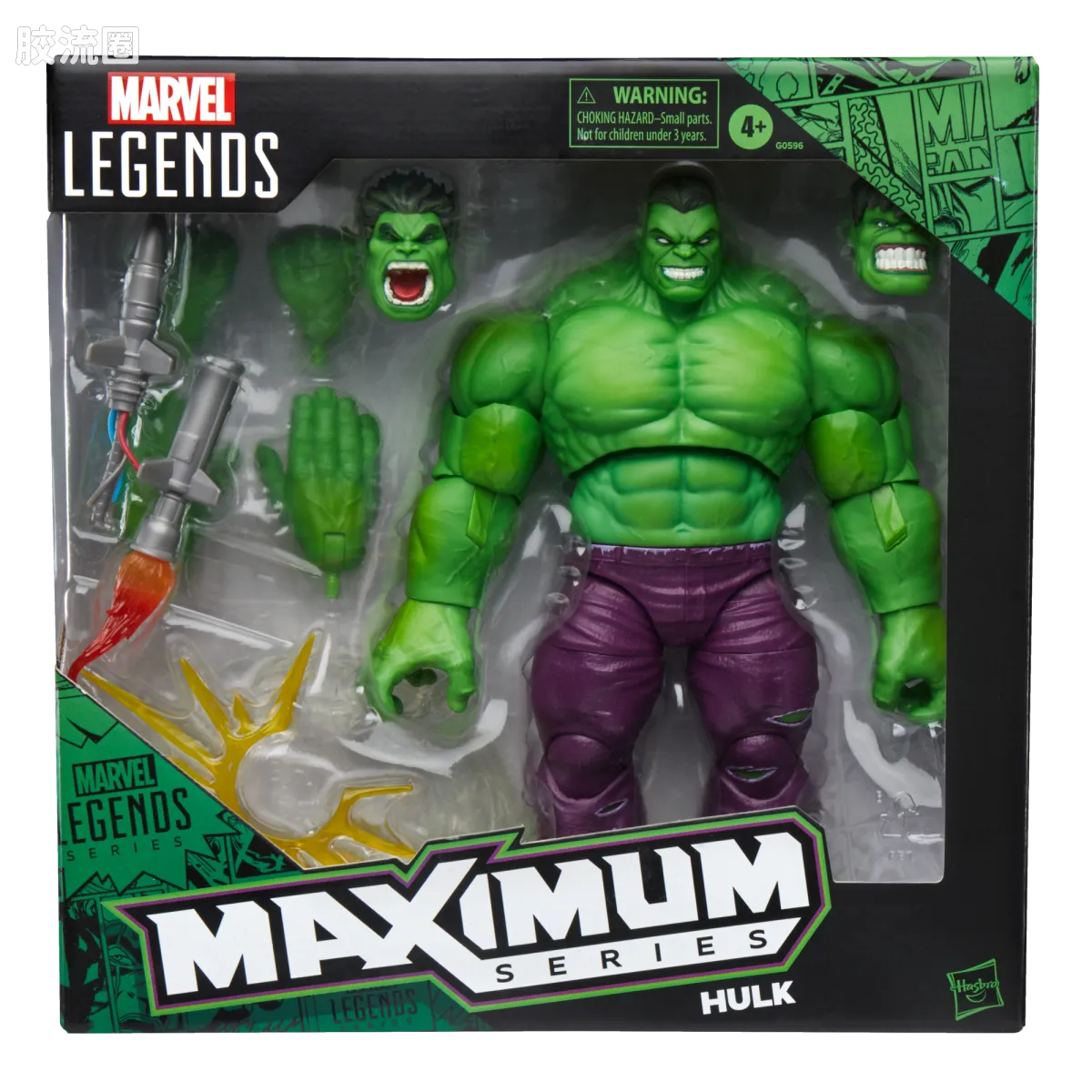 Marvel Legends/漫威传奇 可动人偶系列 Maximum单人豪华系列 绿巨人 - 图片