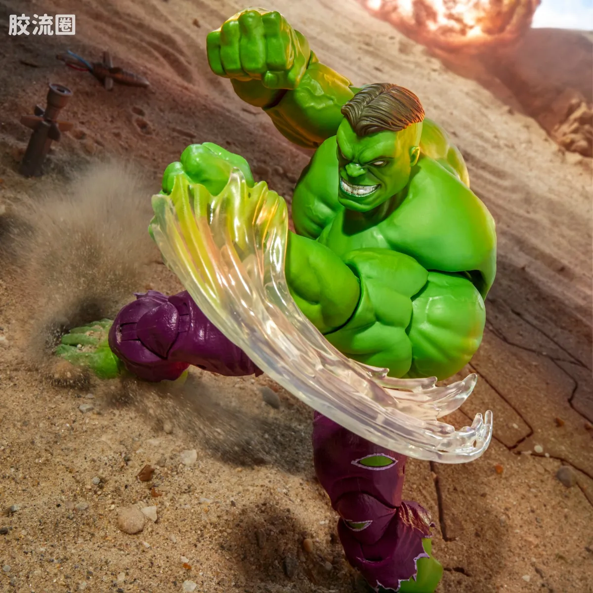 Marvel Legends/漫威传奇 可动人偶系列 Maximum单人豪华系列 绿巨人 - 图片