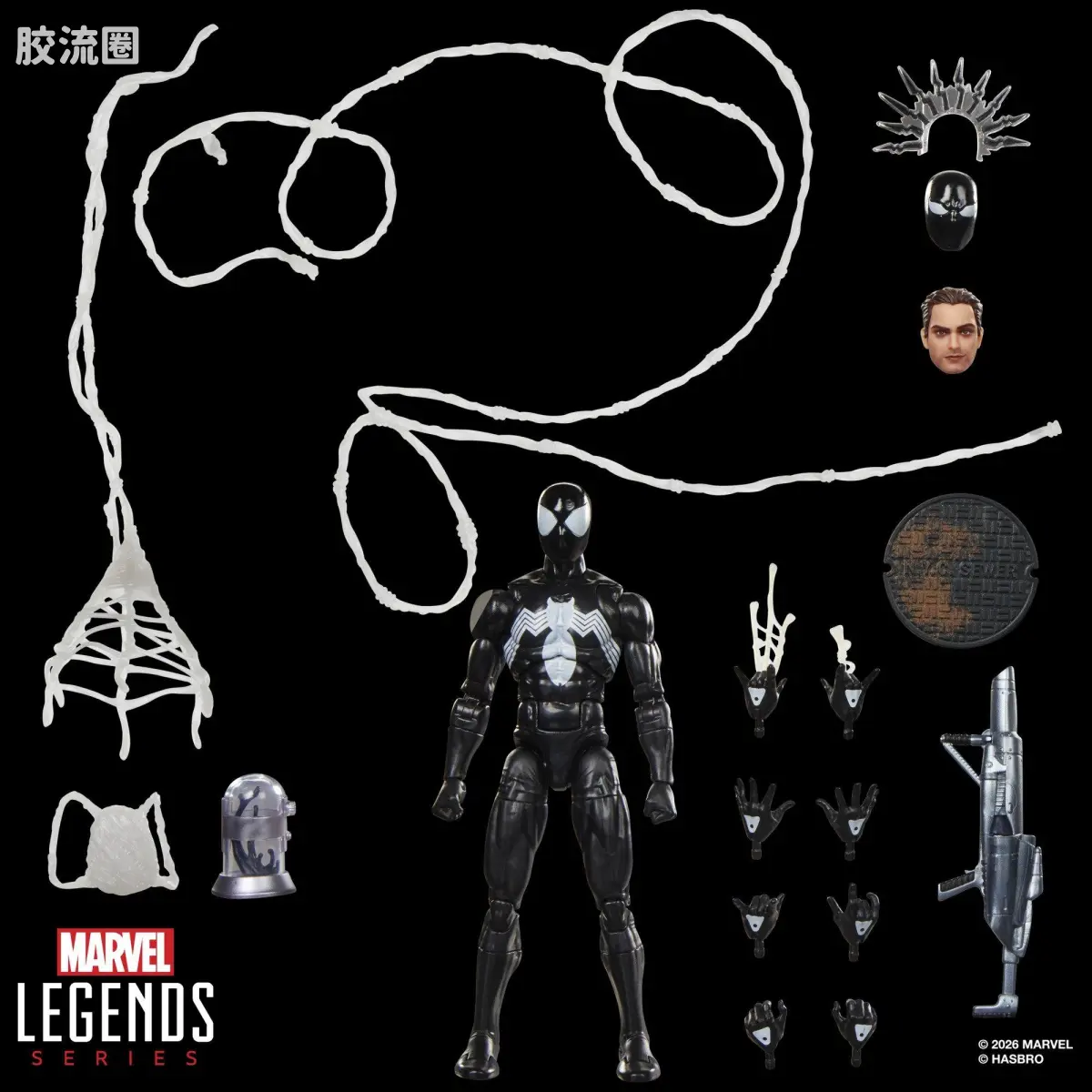 Marvel Legends/漫威传奇 可动人偶系列 Maximum单人豪华系列 共生体蜘蛛侠 - 图片