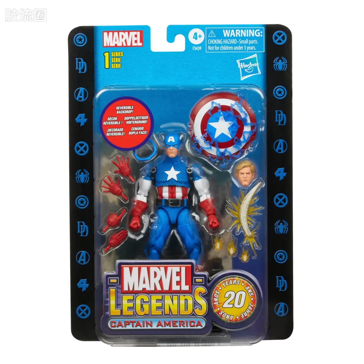 Marvel Legends/漫威传奇 可动人偶系列 Toy Biz 致敬版 美国队长 第1代 - 图片